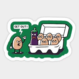 Get Out! Sticker